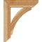 Ekena Millwork Thorton Slat Rough Sawn Bracket, Western Red Cedar, 4"W x 20"D x 24"H BKT04X20X24THR06RWR - alternate 2